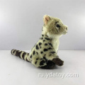 Плюшевая реалистичная кукла леопарда